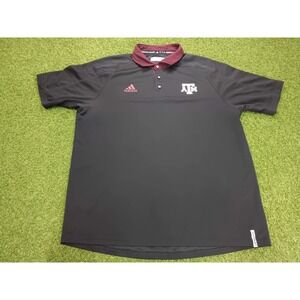 Adidas Climachill Texas A&M Aggies American Football Shirt Mens XL‎ Black Logo